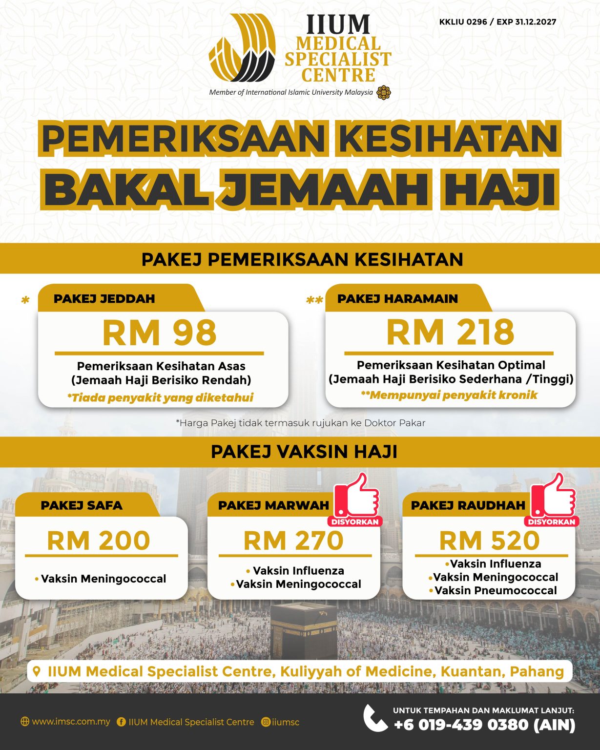 Pemeriksaan kesihatan Haji